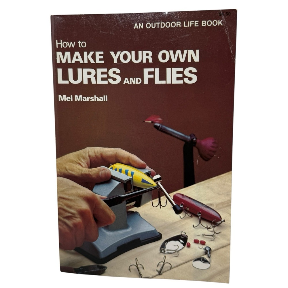 Make Your Own Lures and Flies An Outdoor Life Book  Vintage Survival Book Mashal